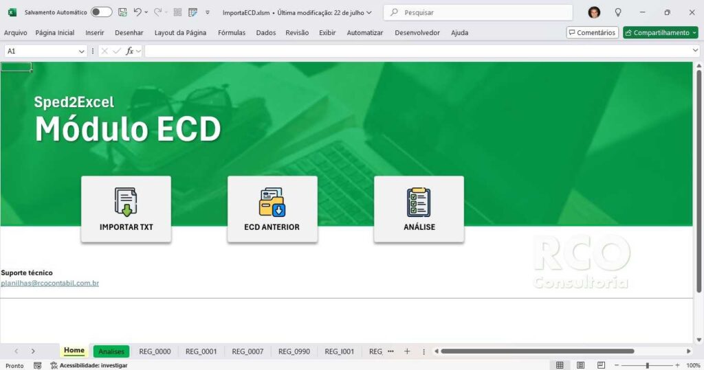 projeto de consultoria em excel